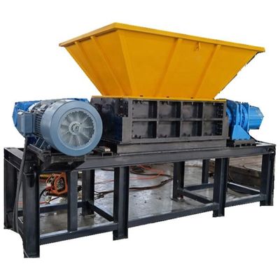 Automatische Steuerung Rotationsschneider Doppelwellen-Schredder für Gummi / Rohre