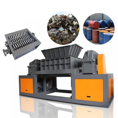 Portable Doppelwellen-Metall-Schredder-Maschine mit hoher Leistung für das Abfallrecycling