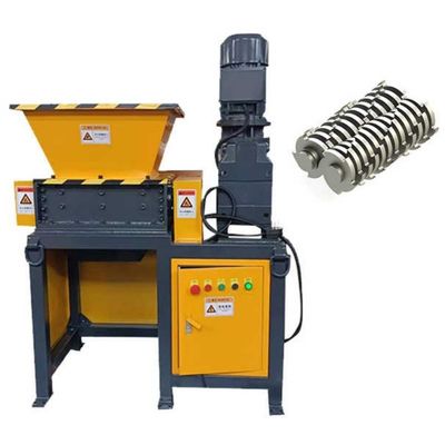 Mittlere Metallschrott-Schredder-Maschine Geräuscharm Automatisch für Anlagen / Haushaltsgeräte