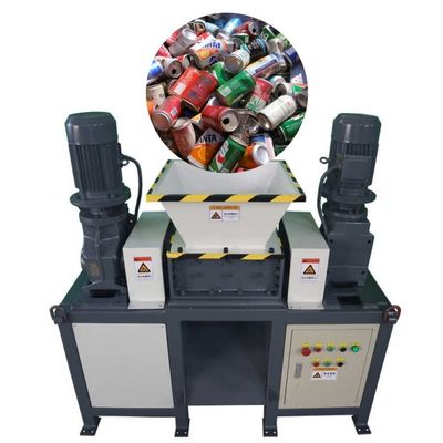 Zwillingsmotoren Metall-Aluminium-Schredder-Schreddermaschine Umweltschutz