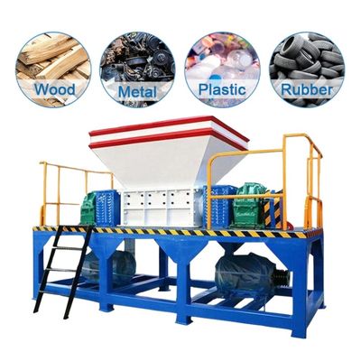 Industrieabfallreifen-Schredder Doppelwellen-Gummi-Recycling-Schredder