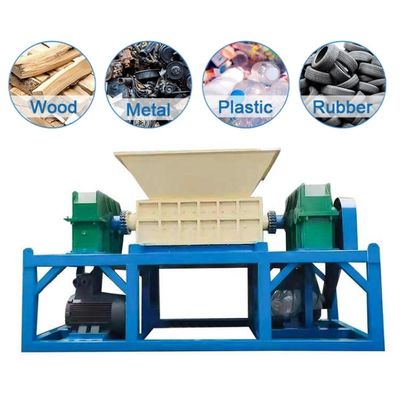 PLC-Steuerung Industrielle Gummi-Schredder Bruchte Aluminium-Schredder-Maschine