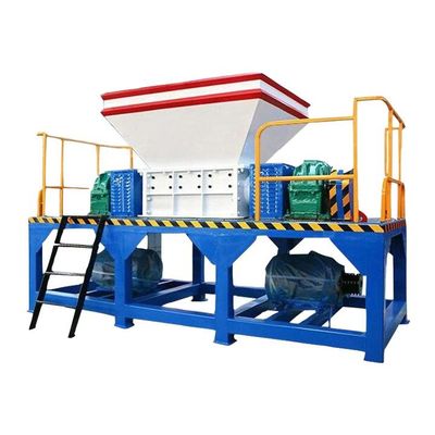 60-80rpm Abfallfahrzeug Reifen-Schredder Zwei-Achsen-Gummi-Recycling-Schredder-Maschine