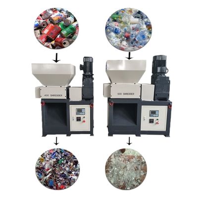 Industrielle Kupferdrahtbrüche Elektrische Aluminiumkanne Twin Shaft Shredder