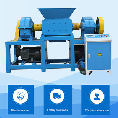 5.5kw Mini Schrottmetall-Schredder-Maschine Kabel Textil Kleidung Schredder-Maschine