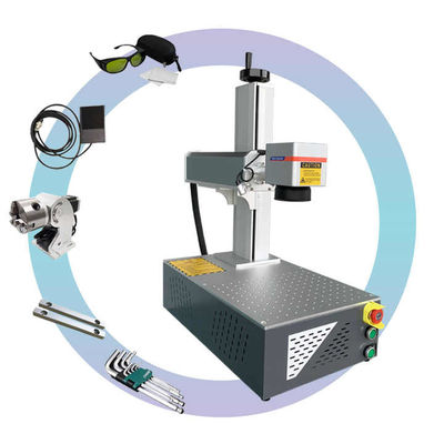 JPT 3D tragbare Faserlasermarker Schmuck Edelstahl Lasermarkierungsmaschine 20w
