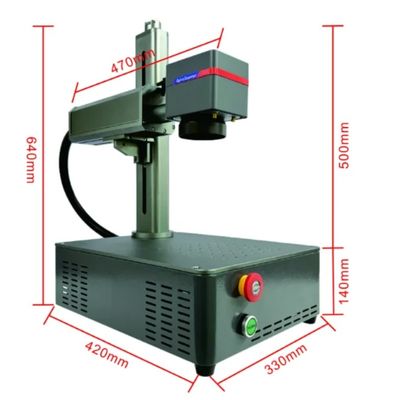 20w 30w 50w Faserlasermarkierungsmaschine Portable Ring Schmuck Gravur Maschine
