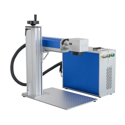 Portable Desktop Faserlaser Markierungsmaschine Gravur Druckmaschine