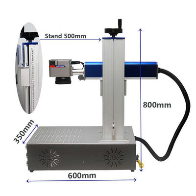 Stand 5W UV-Laser-Gravurmaschine Glas-Plastik-Papier-Stoff-Markierungsmaschine 220V 50Hz