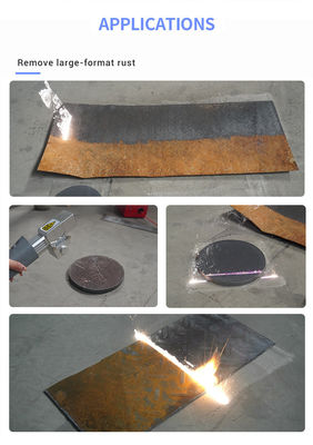 2000 Watt Rostreinigung Laser-kollimierte Flecken Durchmesser 4-6 mm für schnelle Rostentfernung