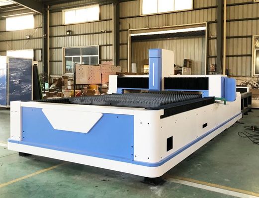 Hochgeschwindigkeitsfaserlaserschneidmaschine für Blech mit Blechbelastungssystem Stahlverarbeitung