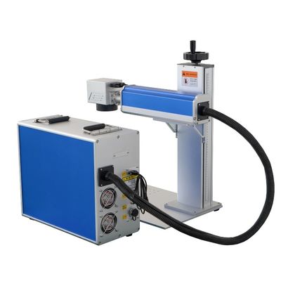 Laser-Markierungsmaschine Laser-Gravur-Schneidemaschine Kleiner Rotationslaser für Fasermetall-Stahl Raycus