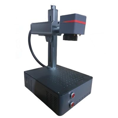 Fibermetall Stahl Raycus 20W 30W 50W Silber Laser Markierungsmaschine für Etikett Logo Tastatur Metall