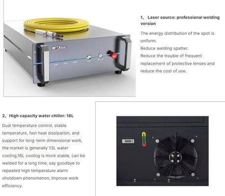 Präzisionslaserschweißmaschine mit feinem Brennpunkt 100 mm Brennweite