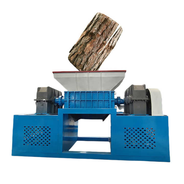 Twin Shaft Schwerlastholzschredder 7,5 kW für Baumwurzeln / Baumblätter
