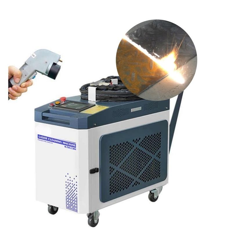 Metall-Laser-Reinigungsmaschine mit 1500W Ausgangsleistung und 4-6mm Kollimationspunktdurchmesser