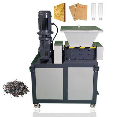 1000 kg/h Recyclingcrusher Maschine Doppelwellen-Plastikflasche mobile Schrottschredder